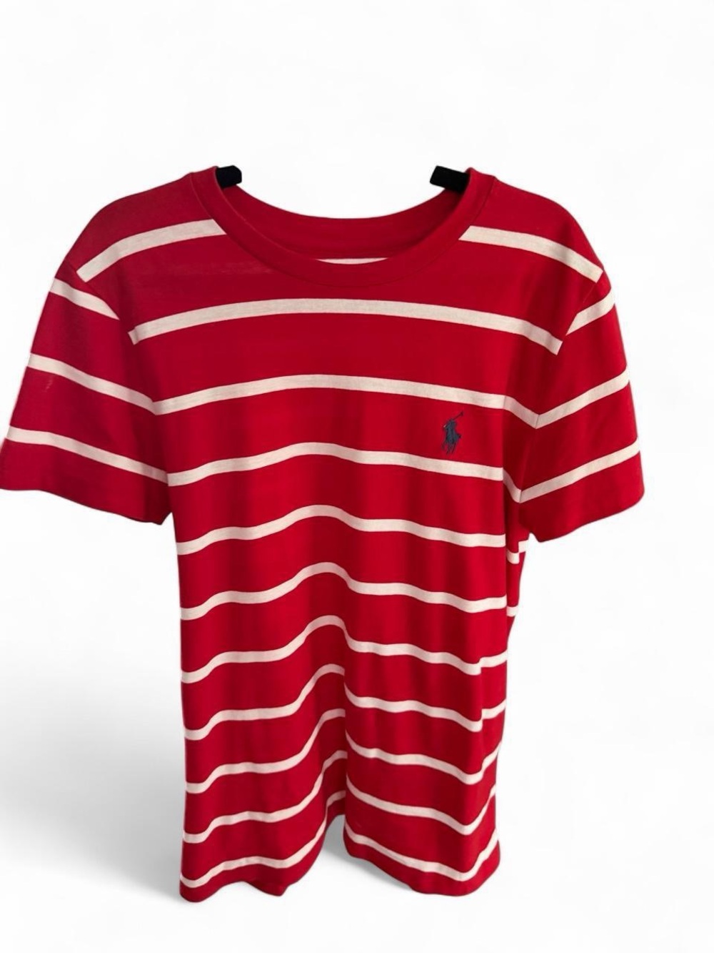 Women’s XS Ralph Lauren Red Striped Crewneck T-Shirt